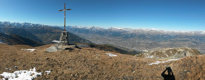 20141031_112116.jpg - 30.10. mit Bike vom Chalet nach Pralovin und dann Lauf auf Mont Noble - Vorgipfel Mont Noble 2654m